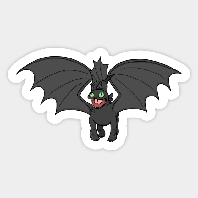 Mating Dance Toothless! Sticker by tromps